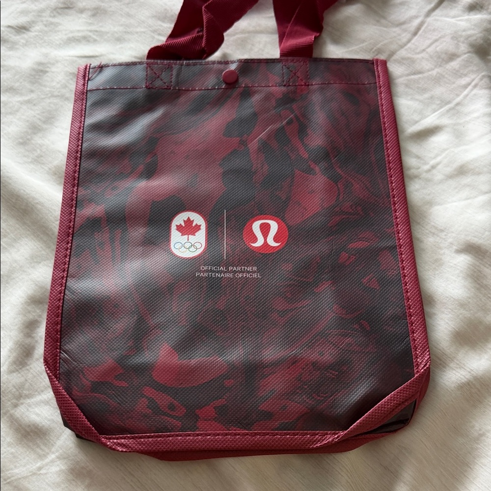 Lululemon Athletica Red Tote Bag